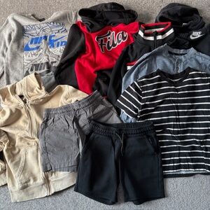 BUNDLE of NINE Items Boy's Kids Size Medium (8/10) (Nike, Fila, Art Class)